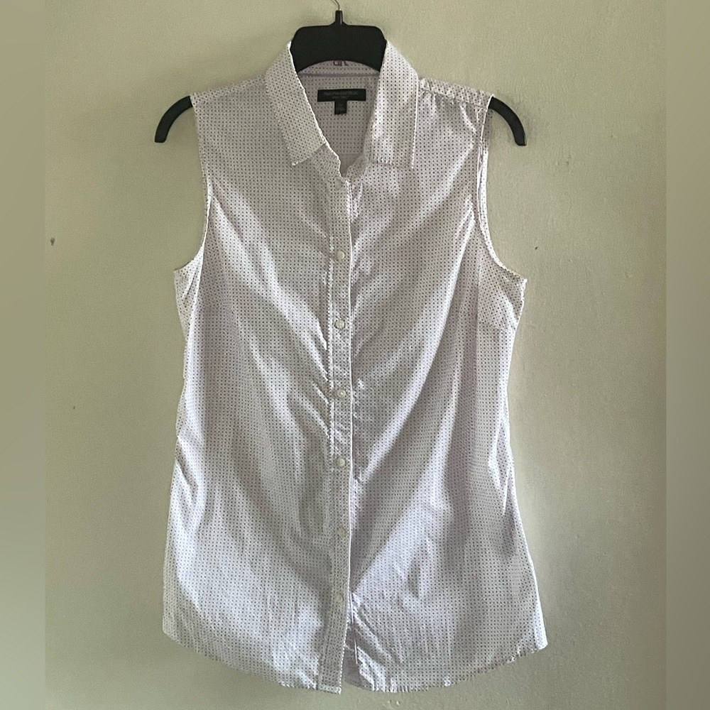 BANANA REPUBLIC button up top sz 10